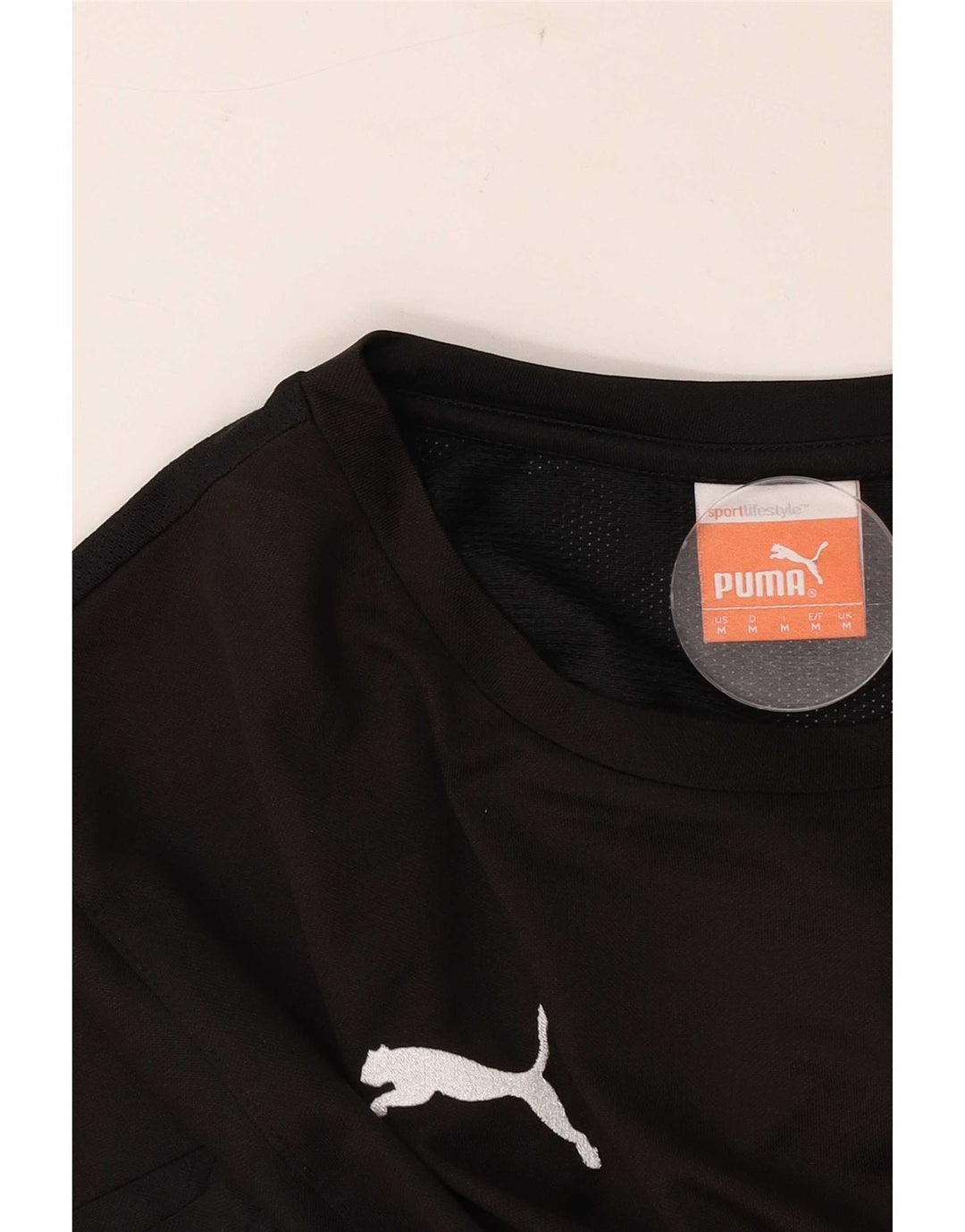 Tricou pentru bărbați Puma Top Medium Black Colorblock