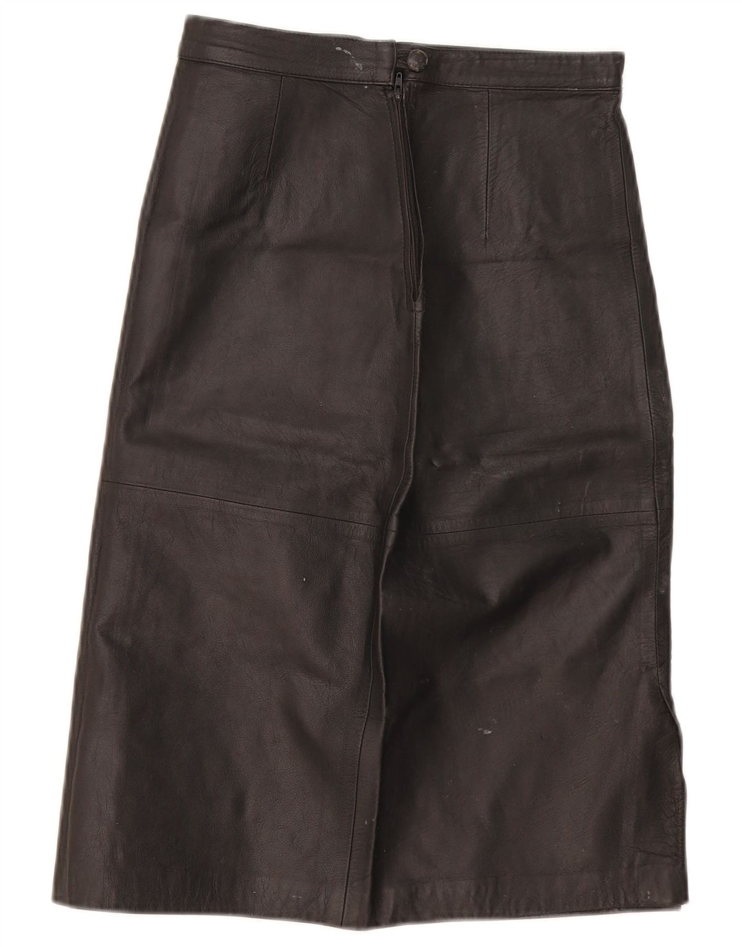 Fusta din piele vintage pentru femei W28 Medium Black