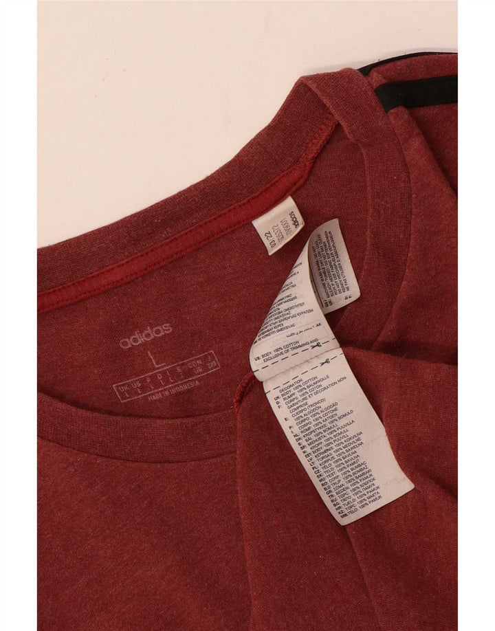 Tricou pentru bărbați Adidas Top mare bumbac roșu
