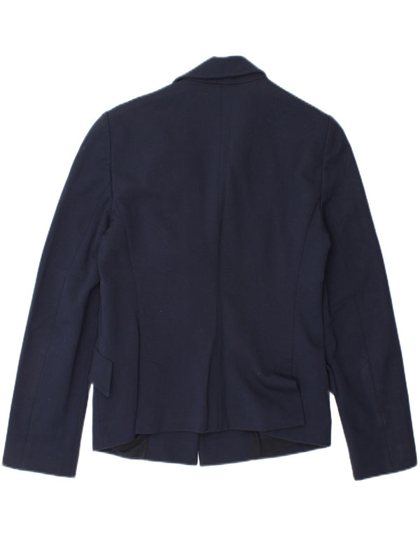 Jachetă Blazer pentru femei Emporio Armani cu 1 nasture UK 10 Mic bleumarin