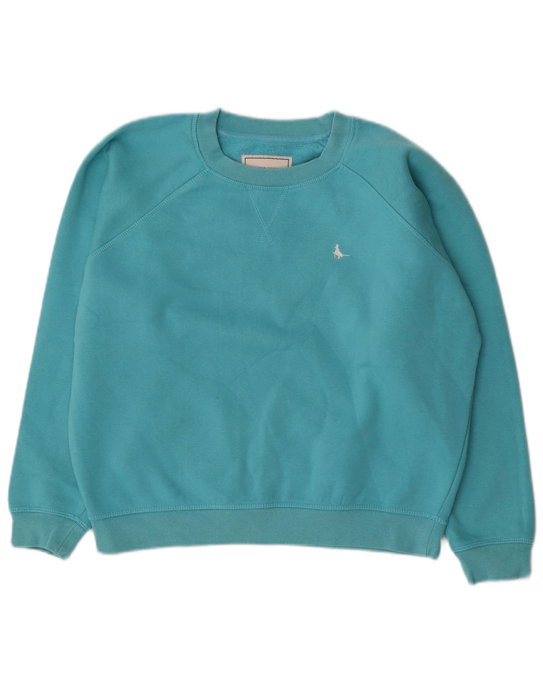 Jack Wills Pulover supradimensionat pentru femei UK 8 Bumbac albastru mic