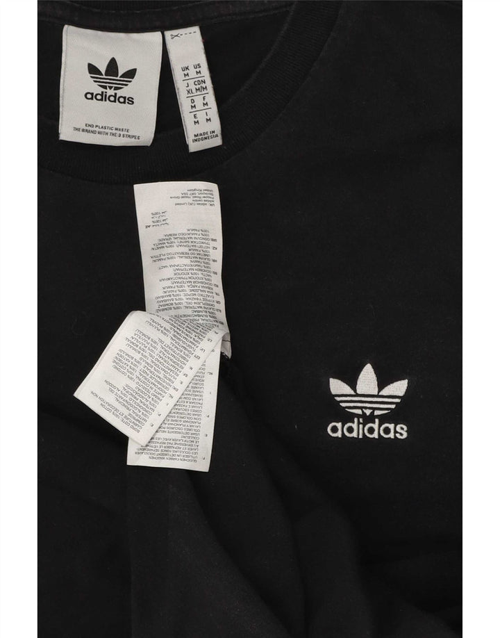 Tricou Bărbați Adidas Top Mediu Negru Bumbac