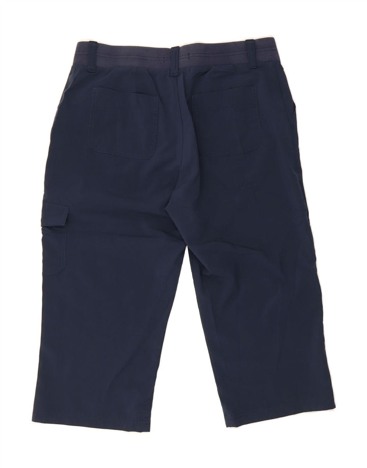 LEE Womens Straight Cargo Capri Trousers W30 L20  Navy Blue Polyester Vintage Lee and Second-Hand Lee from Messina Hembry 
