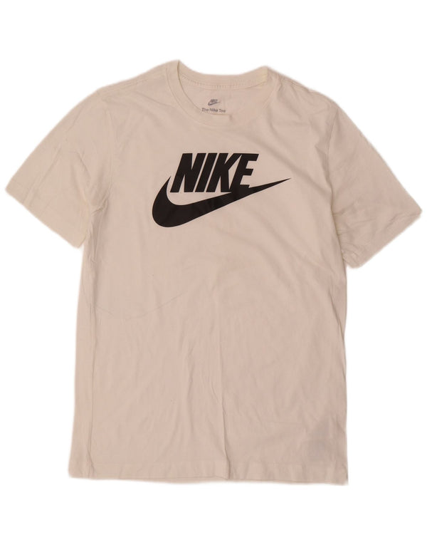 Tricou grafic pentru bărbați Nike Top Medium White Bumbac