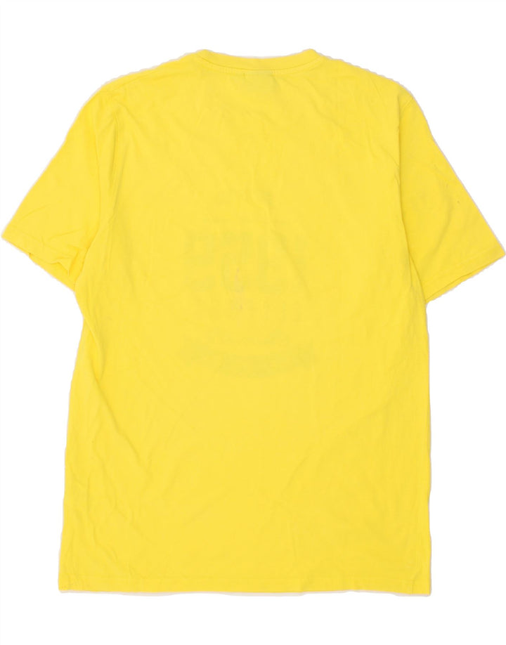 ELLESSE Mens Graphic T-Shirt Top Large Yellow Cotton Vintage Ellesse and Second-Hand Ellesse from Messina Hembry 