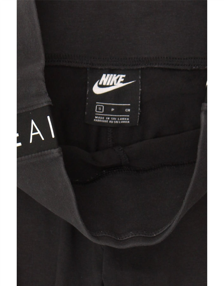 NIKE Womens Graphic Leggings UK 10 Small  Black Cotton Vintage Nike and Second-Hand Nike from Messina Hembry 