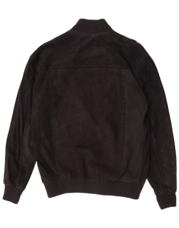 Jachetă Bomber de piele intoarsa pentru barbati Zarro IT 50, mare, neagra