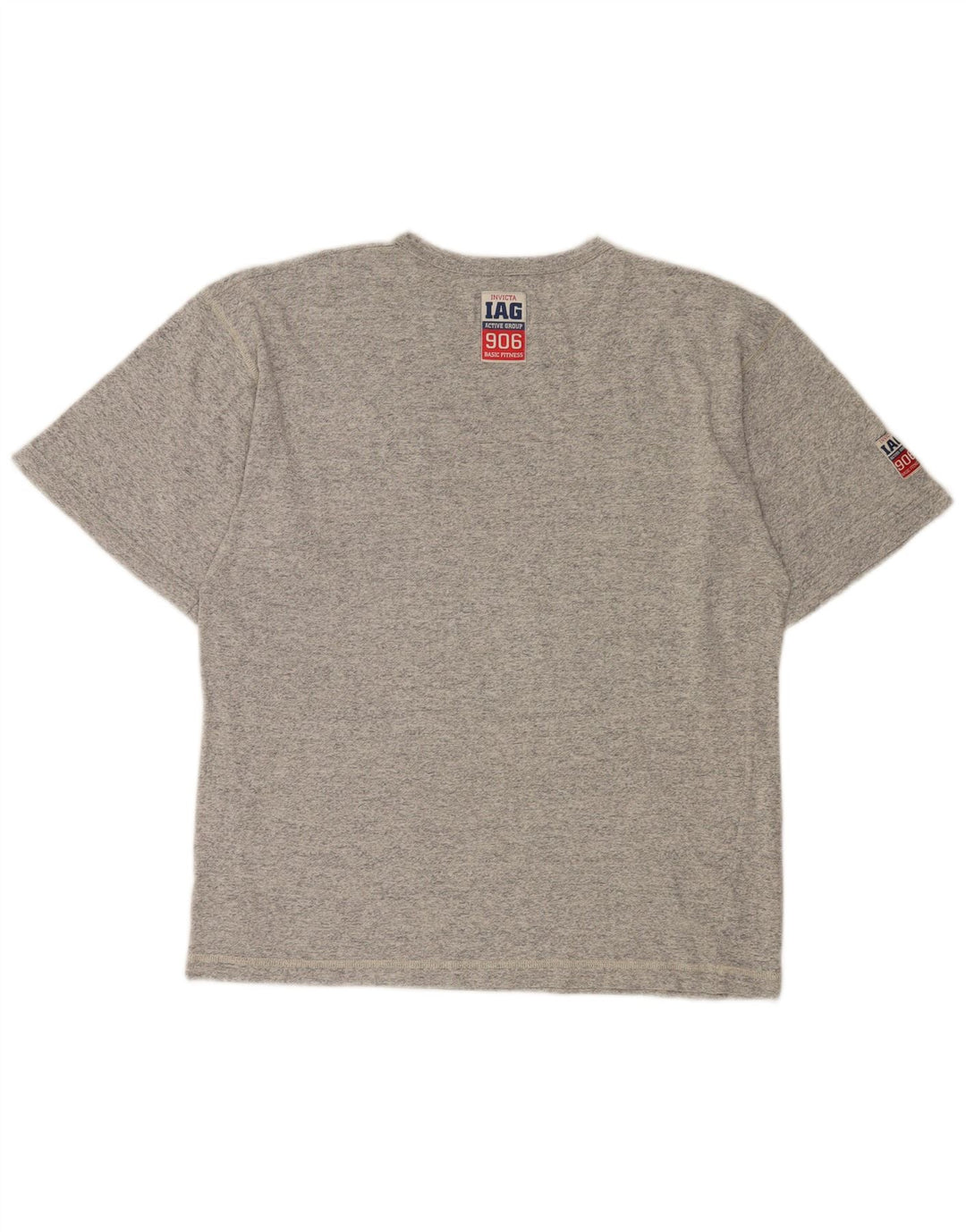 Tricou grafic pentru bărbați Invicta Top mic, gri, bumbac cu pete