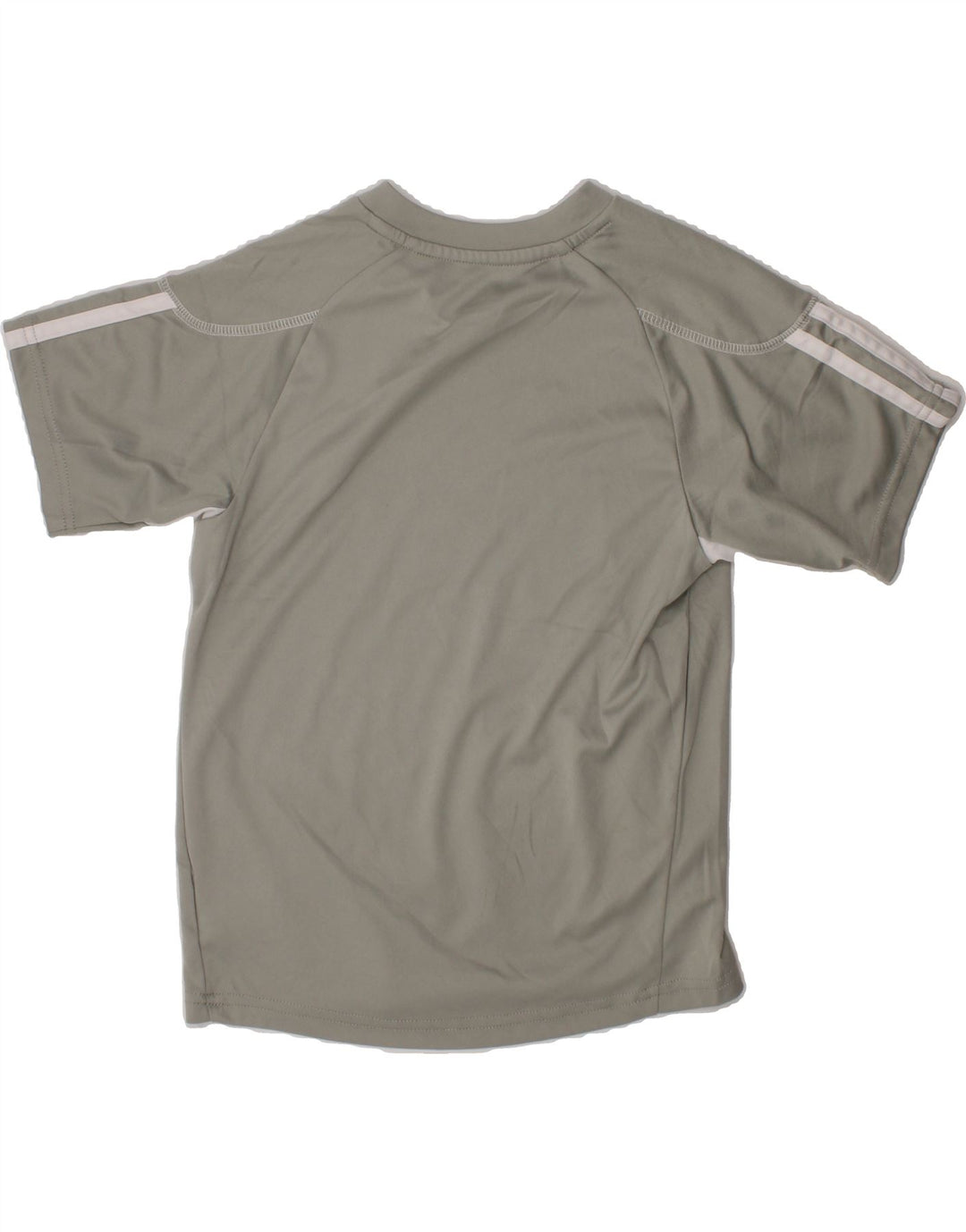 ADIDAS Boys Graphic T-Shirt Top 7-8 Years Medium  Grey Colourblock Vintage Adidas and Second-Hand Adidas from Messina Hembry 