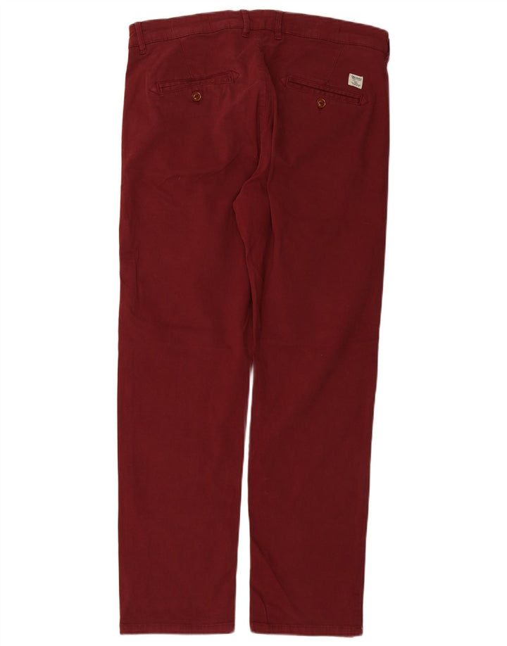 Pantaloni chino slim fit pentru bărbați JACK & JONES L34 L30 bumbac maro