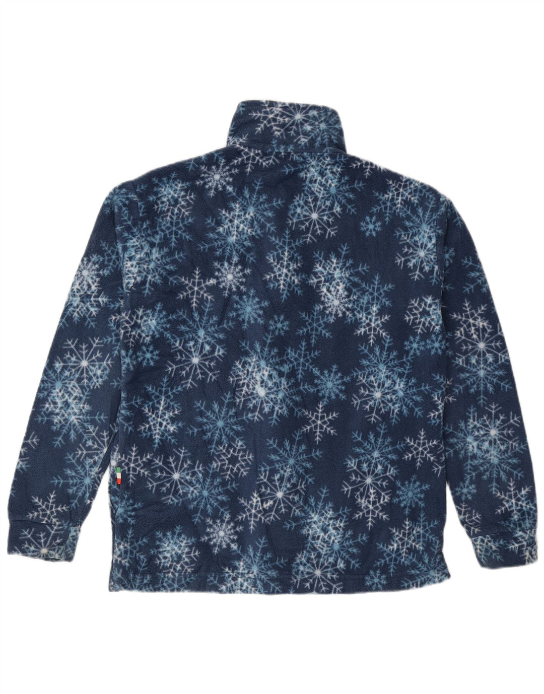 Jachetă polar pentru femei VINTAGE UK 20 2XL bleumarin Fair Isle Poliester
