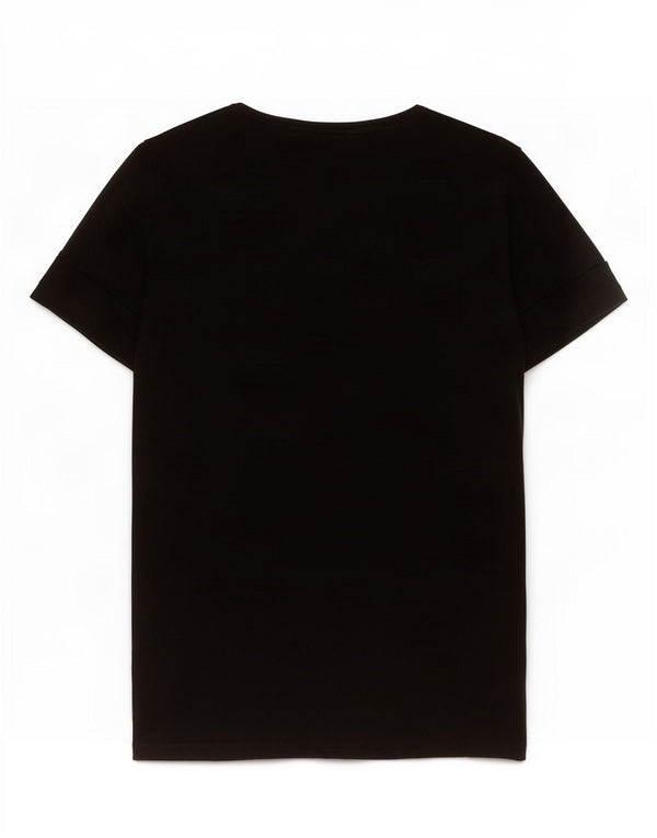 Tricou grafic Guess pentru femei Top UK 12 Poliester mediu negru