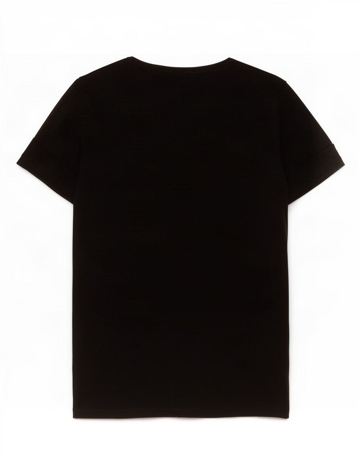 Tricou grafic Guess pentru femei Top UK 12 Poliester mediu negru