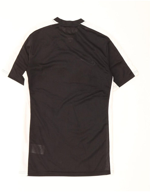 Tricou pentru bărbați Nike Dri Fit Slim Fit Top mic, negru, poliester color bloc