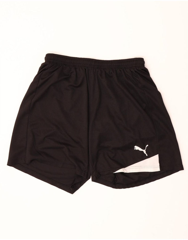 PUMA Mens Sport Shorts XL  Black Polyester Vintage Puma and Second-Hand Puma from Messina Hembry 
