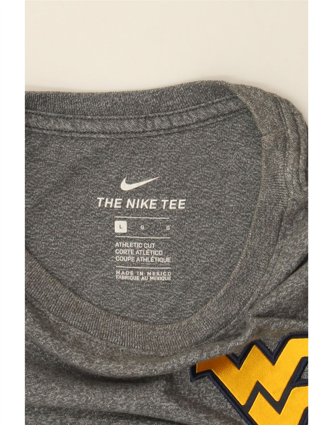 NIKE Mens T-Shirt Top Large Grey Cotton Vintage Nike and Second-Hand Nike from Messina Hembry 