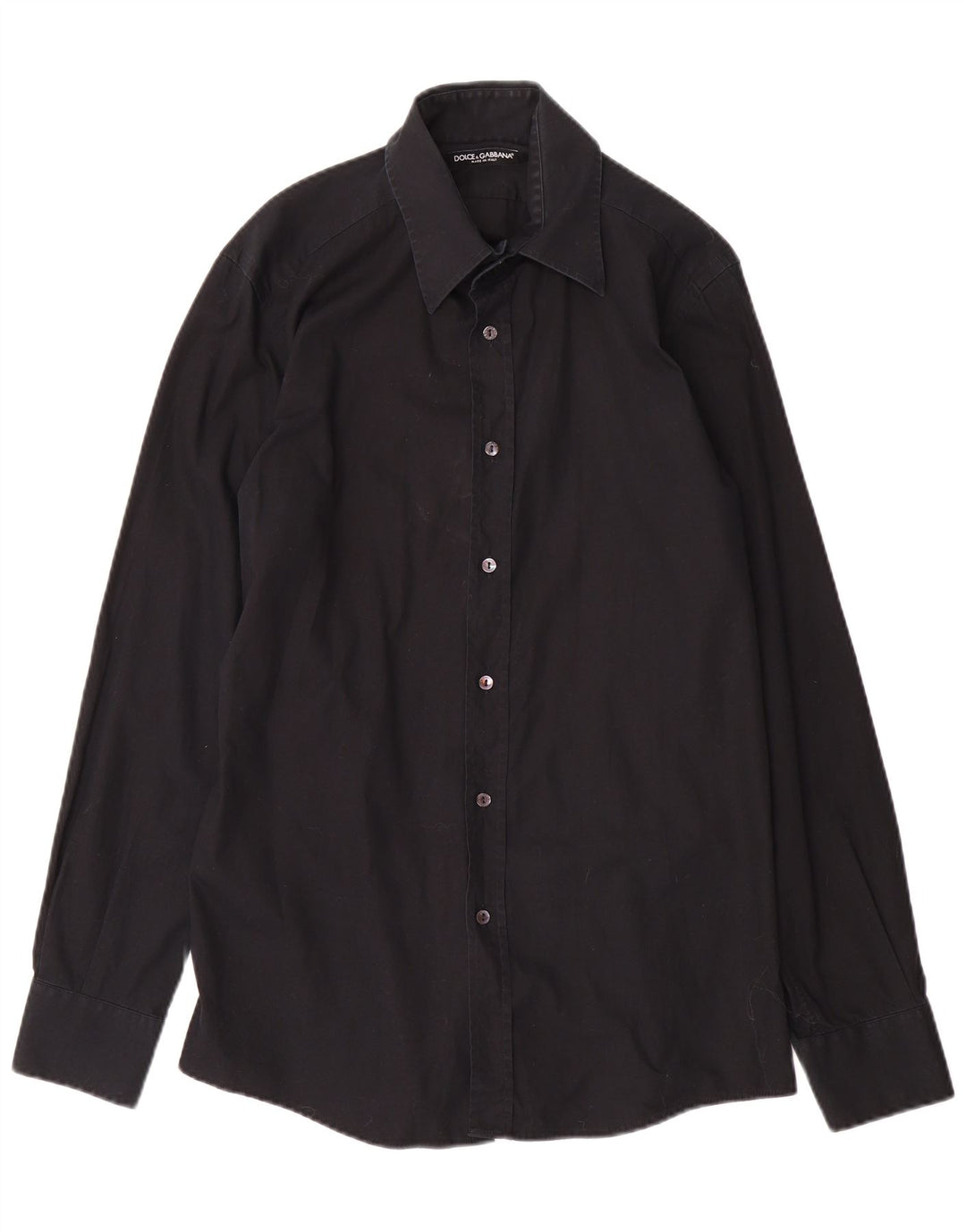 Cămașă pentru bărbați Dolce & Gabbana Mărimea 41 16 Mare Negru