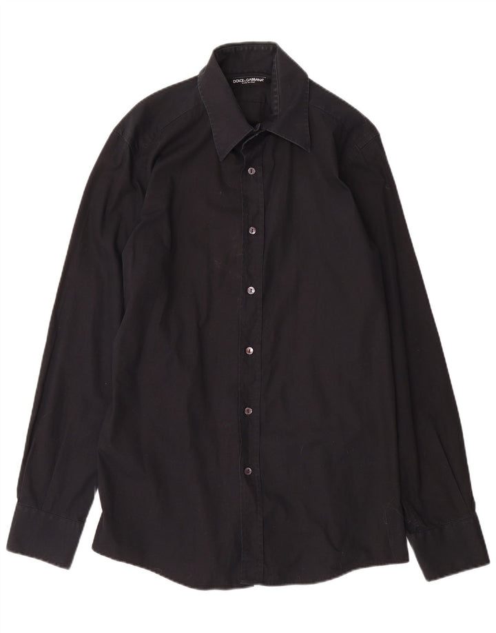 Cămașă pentru bărbați Dolce & Gabbana Mărimea 41 16 Mare Negru
