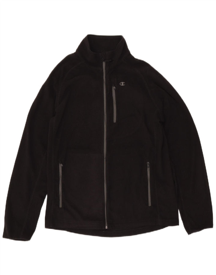 Jachetă Fleece pentru femei CHAMPION UK 14 Medium Black