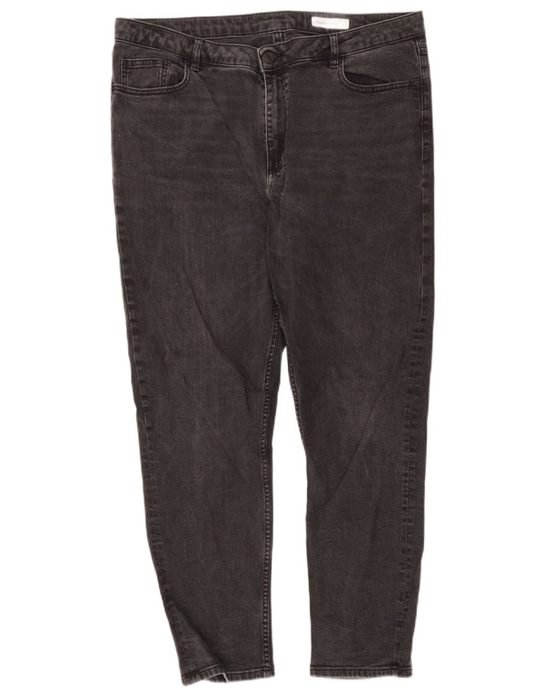 Marks & Spencer Blugi subțiri, cu tăiere relaxată, pentru femei UK 16 Large W38 L27 Negri