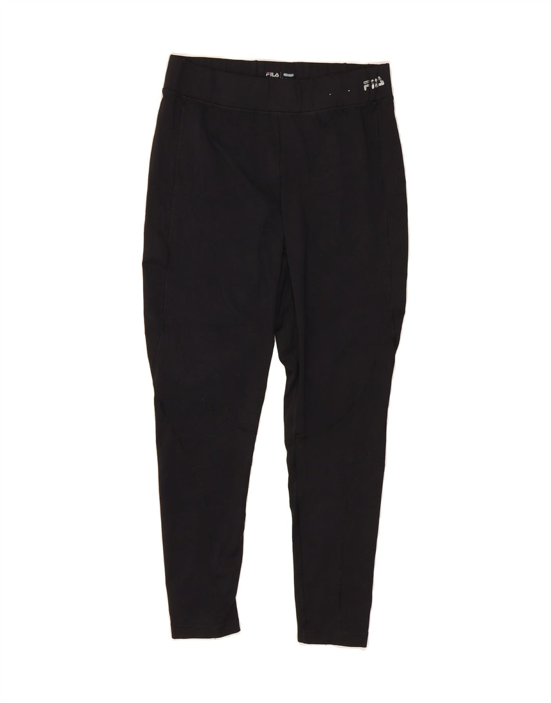 FILA Womens Leggings UK 16 Large  Black Vintage Fila and Second-Hand Fila from Messina Hembry 