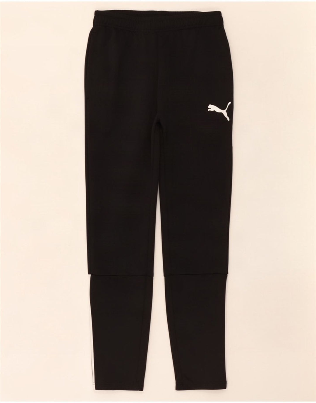 Pantaloni de trening Puma pentru bărbați, negru mediu, poliester color bloc