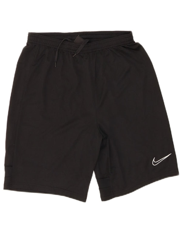 Pantaloni scurți sport Nike Dri Fit pentru băieți 13-14 ani XL poliester negru