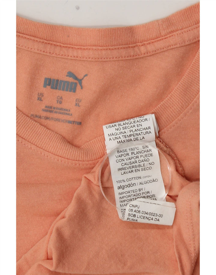 Tricou grafic PUMA pentru femei Top UK 18 XL bumbac roz