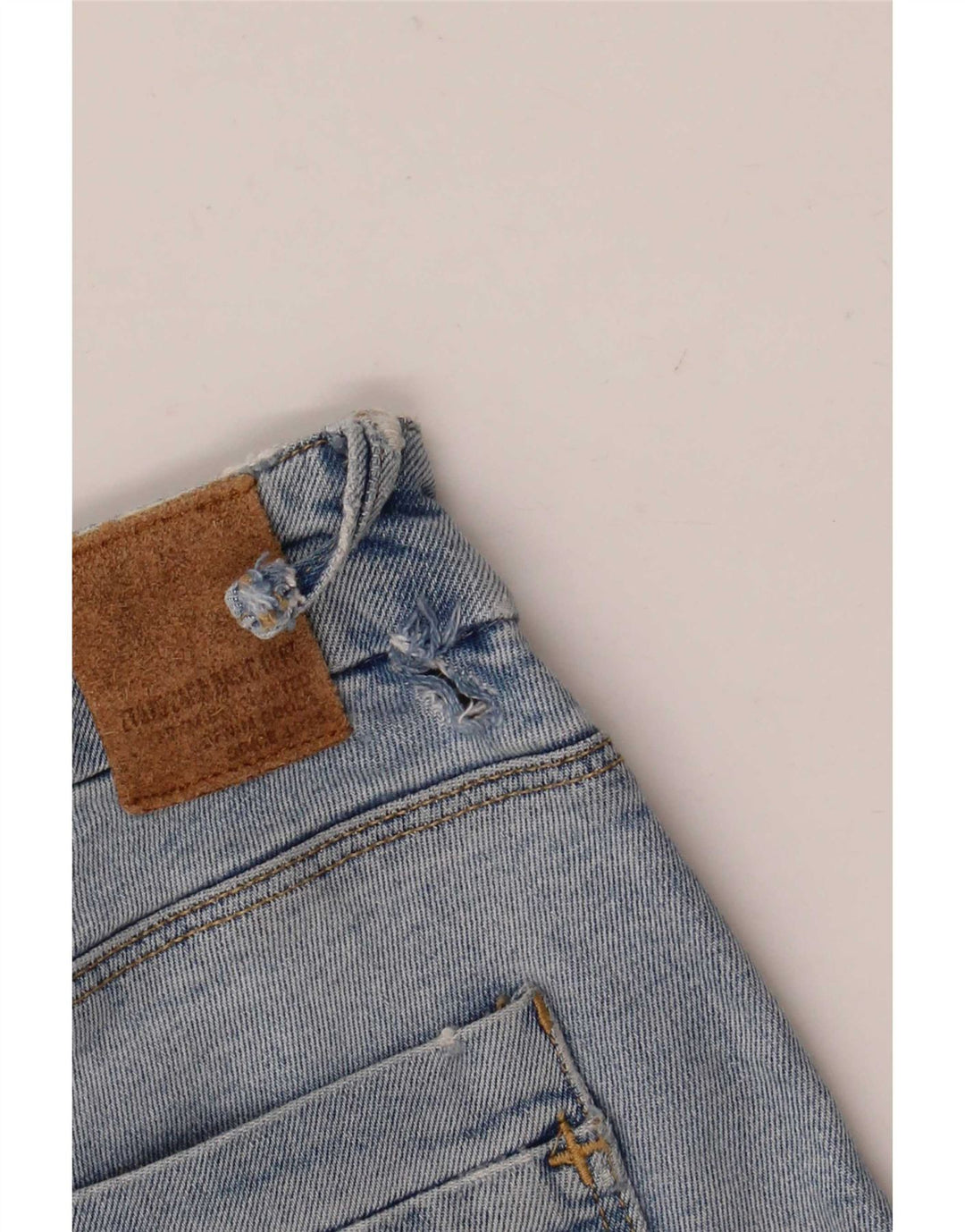 Blugi slim pentru femei Distressed Zara EU 38 Mici L28 L28 Albastru