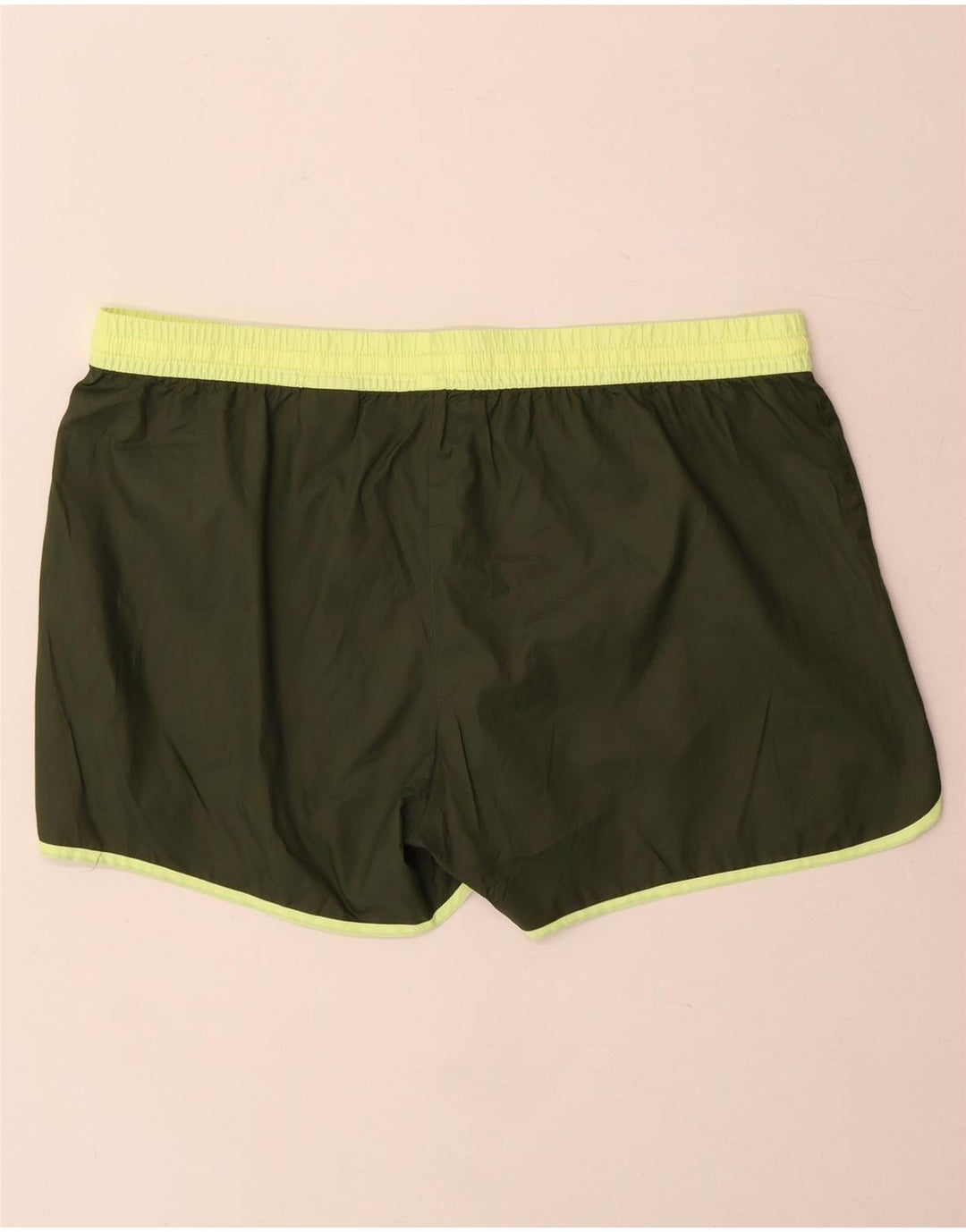 Pantaloni scurti sport Reebok pentru femei UK 16 Large Kaki Poliester