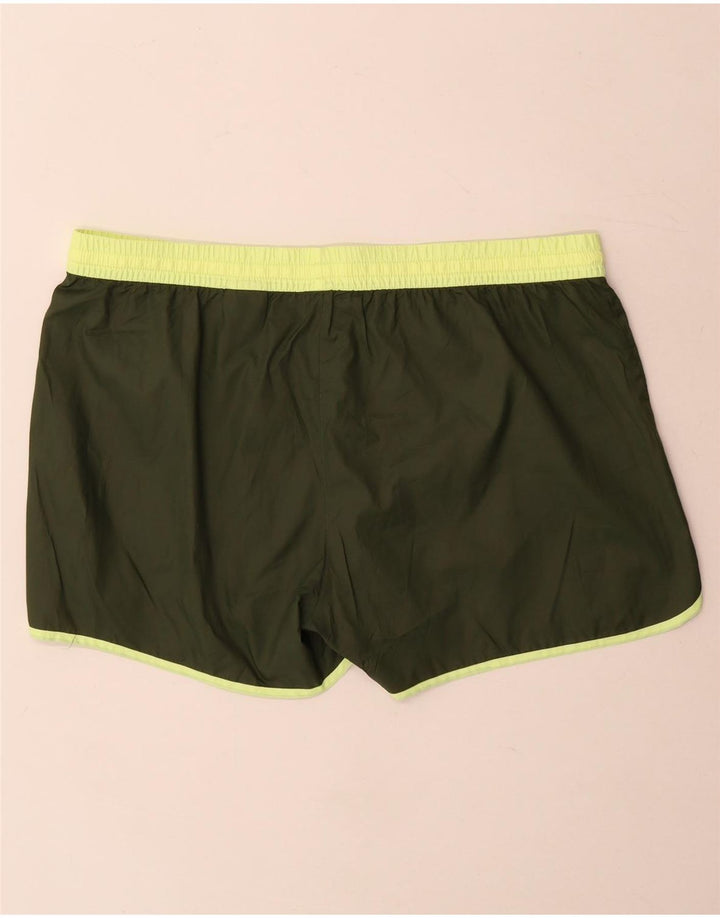 Pantaloni scurti sport Reebok pentru femei UK 16 Large Kaki Poliester