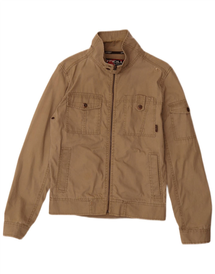 O'NEILL Bomber Jacket pentru bărbați UK 36 Small Beige Bumbac
