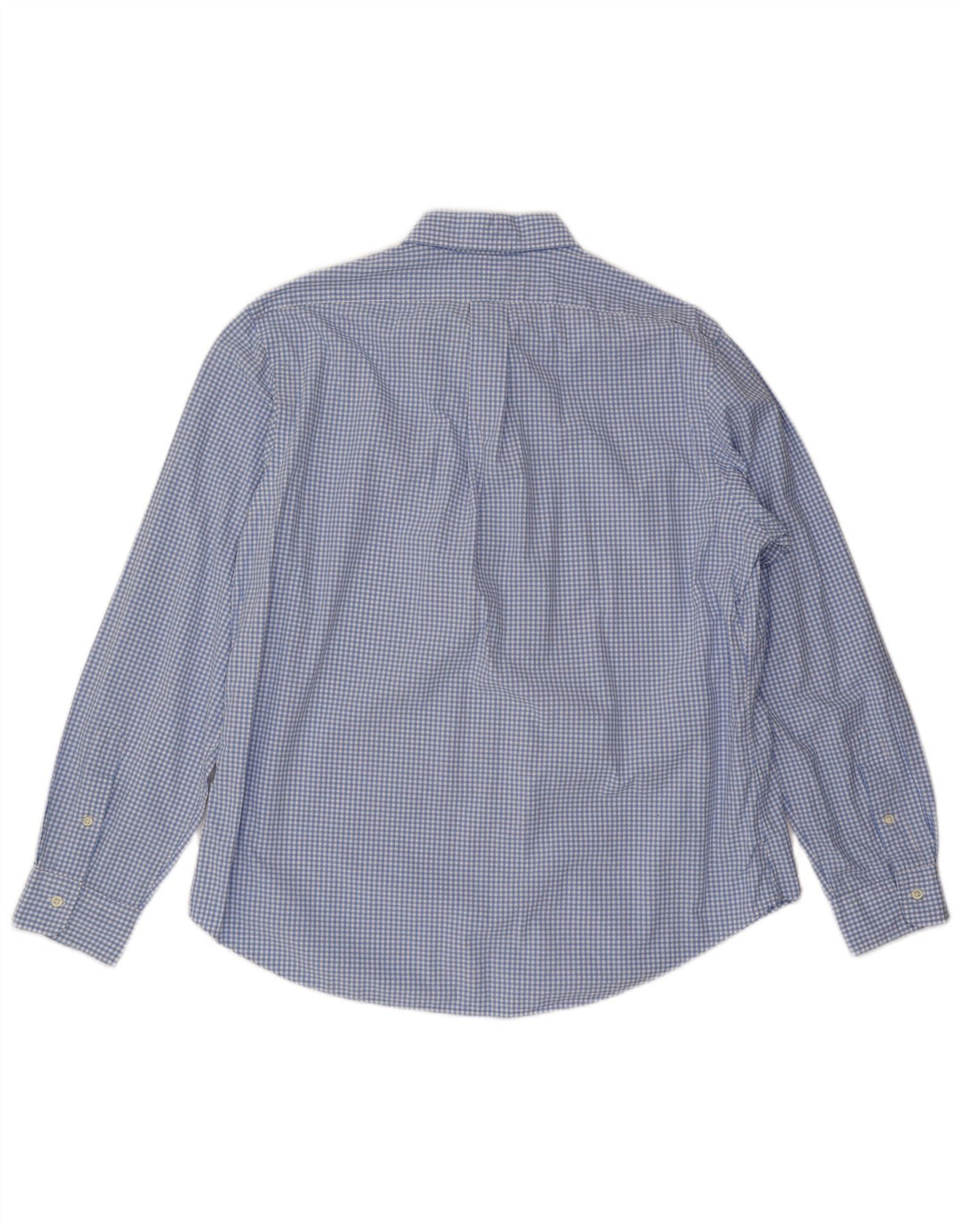 Cămașă personalizată pentru bărbați POLO RALPH LAUREN XL, bumbac vichy albastru