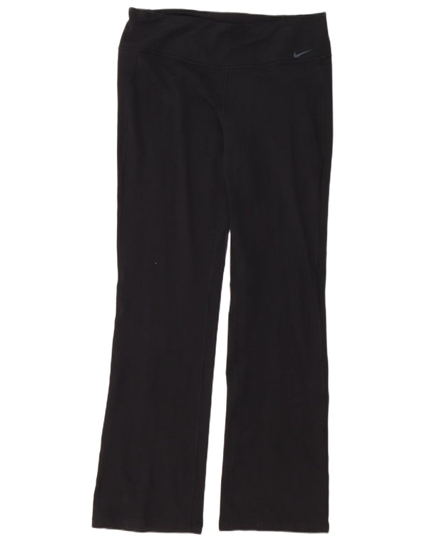 Pantaloni de trening Nike Dri Fit pentru femei UK 14, mare, negru, bumbac