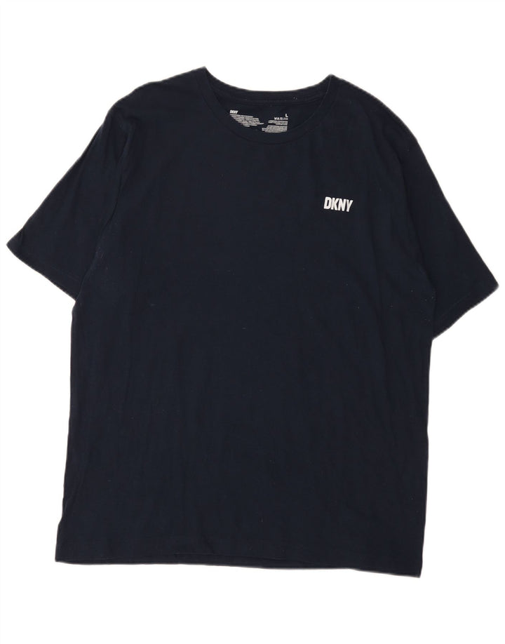 Tricou pentru bărbați Dkny Top mare din bumbac bleumarin