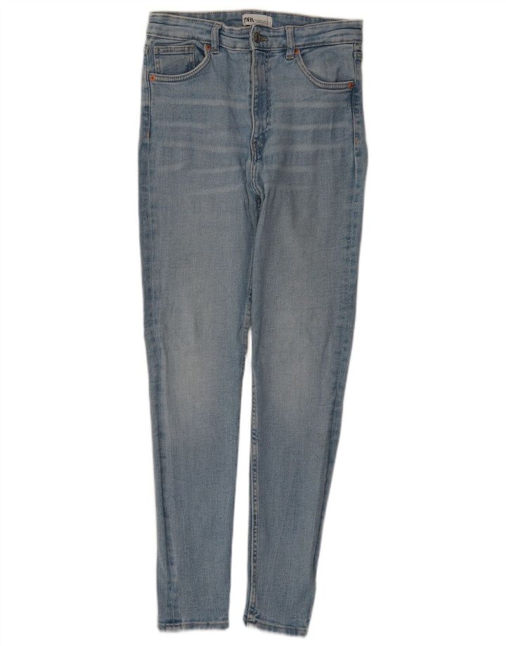 Blugi skinny dama ZARA EU 40 Medium W30 L29 Albastru