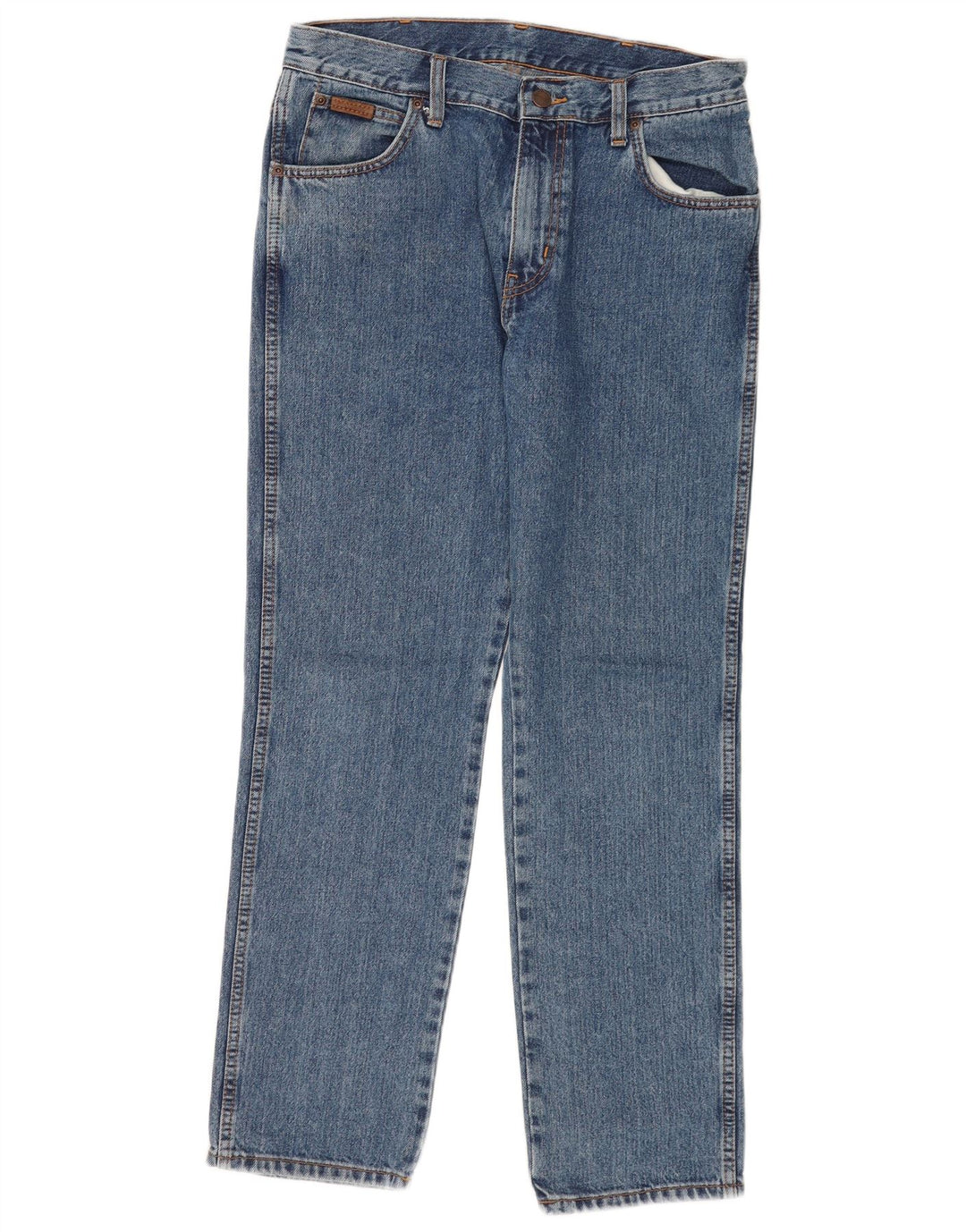 Blugi drepte pentru bărbați Wrangler Texas W32 L30 bumbac albastru