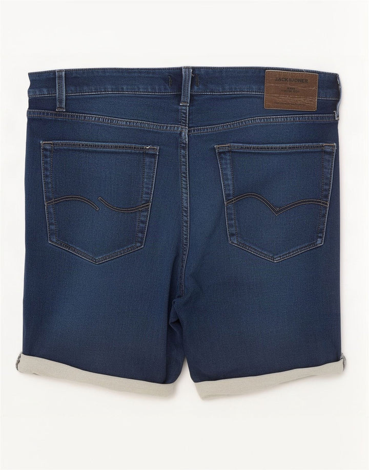Pantaloni scurți din blugi Jack & Jones pentru bărbați, mari W34, bumbac albastru