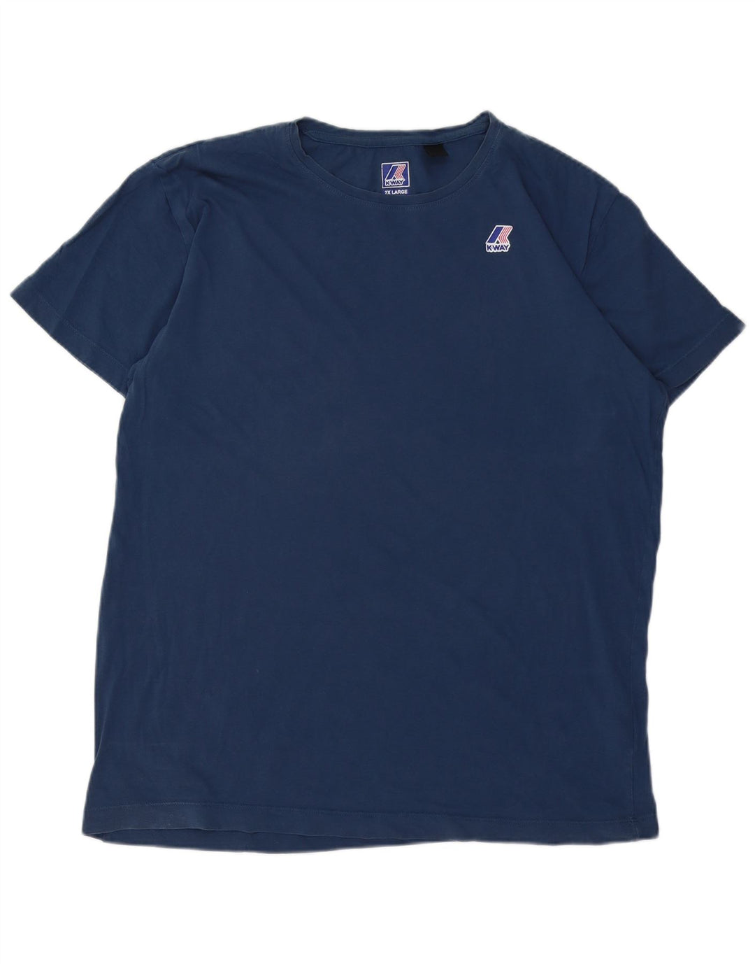 Tricou pentru bărbați K-WAY Top 2XL Bumbac bleumarin
