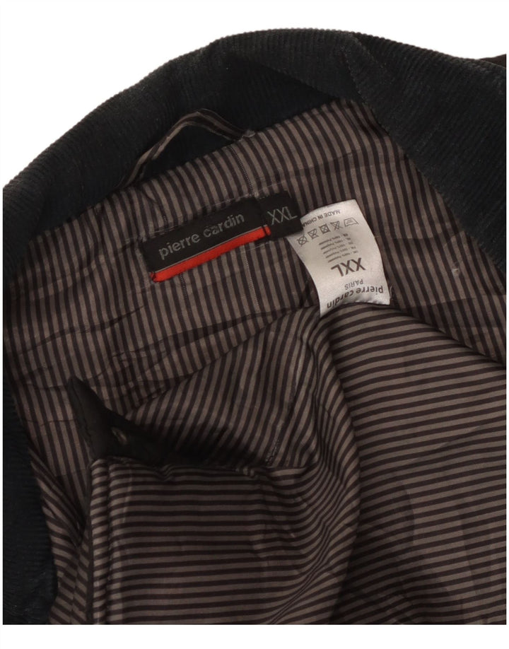 Jachetă matlasată pentru bărbați PIERRE CARDIN UK 44 2XL Poliester negru