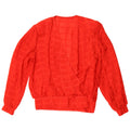 Bluză vintage cu mâneci lungi pentru femei UK 14 Medium Red Check