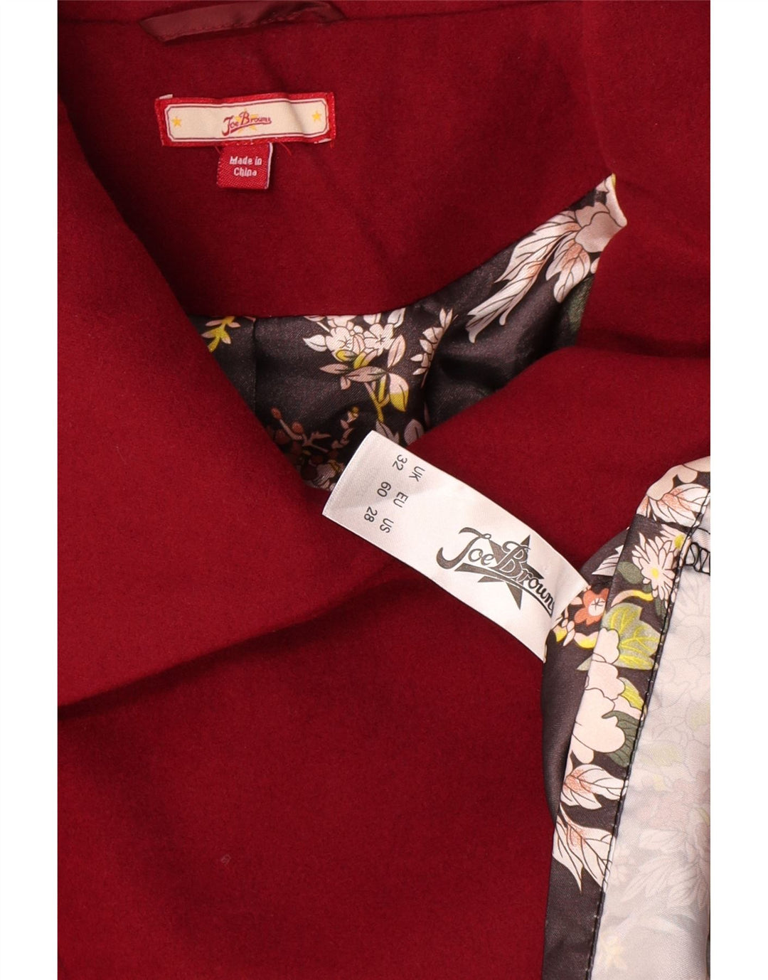 Palton supradimensionat pentru femei Joe Browns UK 22 3XL Poliester roșu