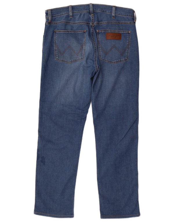 Blugi drepti pentru femei Wrangler Greensboro W32 L29 Bumbac albastru