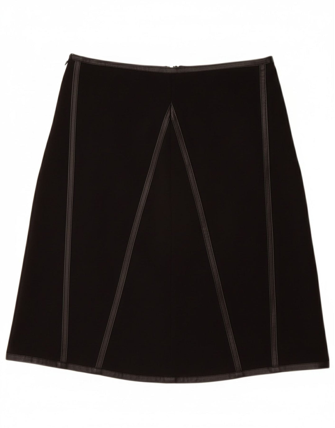 Fusta A-Line pentru femei VINTAGE W28 Medium Black