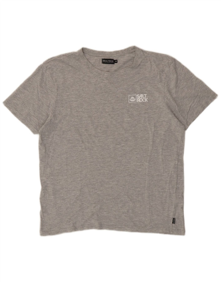 Tricou pentru bărbați Saltrock Top din bumbac gri mediu