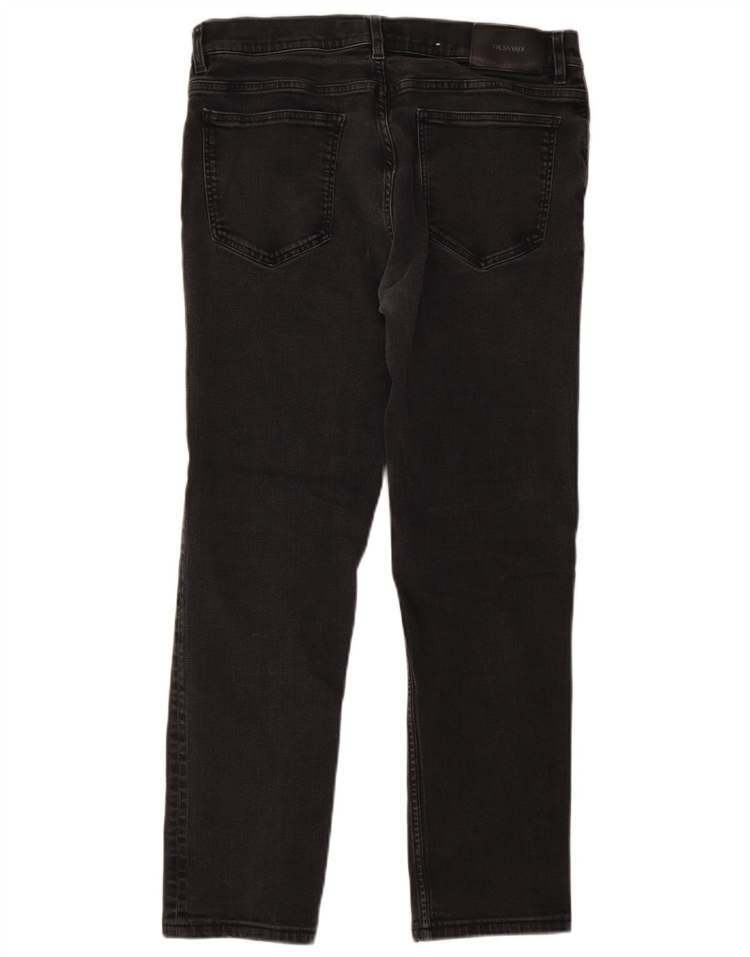 Trussardi blugi slim pentru bărbați W34 L28 bumbac gri