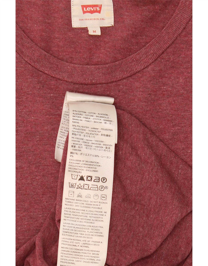 Tricou pentru bărbați Levi's Top Medium Maroon Cotton