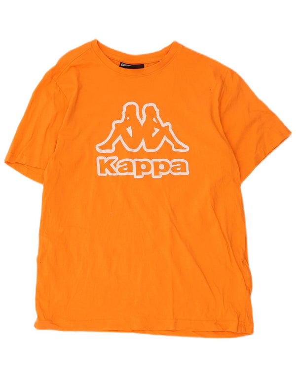 Tricou grafic Kappa pentru femei Top UK 14 Medium Orange Bumbac