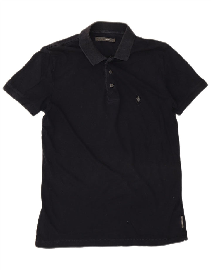 Tricou polo pentru bărbați French Connection, bumbac, albastru bleumarin