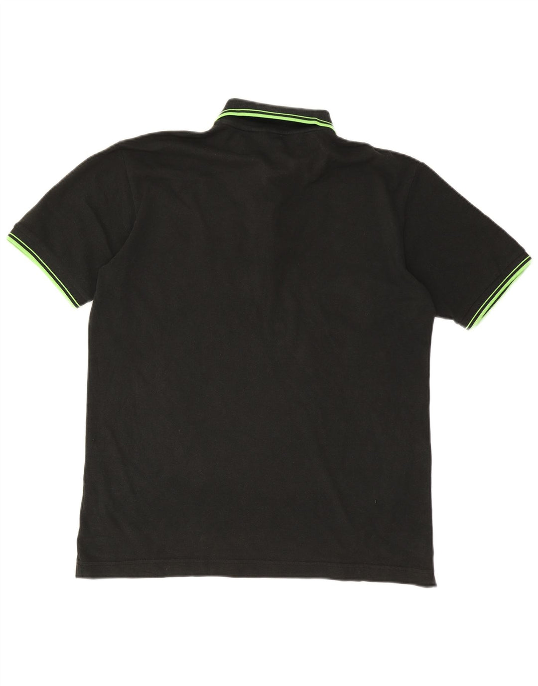 Cămașă polo KAPPA pentru bărbați, bumbac negru mare
